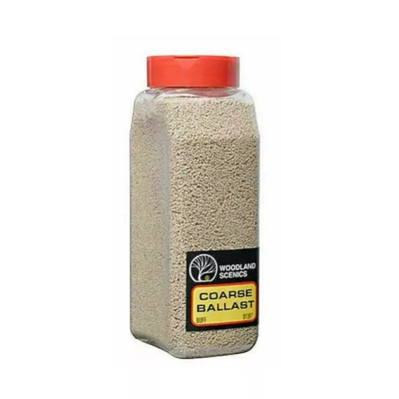 Woodland Scenics B1387 Ballast Coarse Buff 32oz