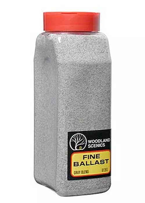 Woodland Scenics B1393Ballast Fine Gray Blend 32oz