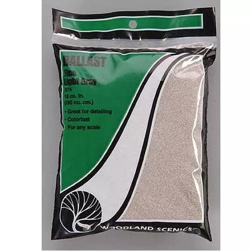 Woodland Scenics B74 Ballast Fine Light Gray Bag