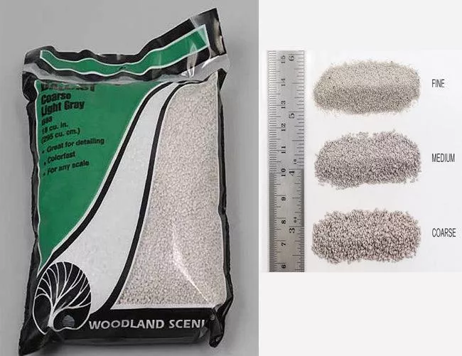 Woodland Scenics B88Ballast Coarse Light Gray Bag