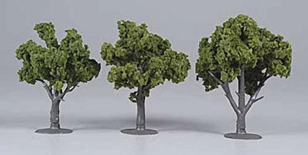 Woodland Scenics TR1507 N/HO Assembled Tree Medium Green 4" Train Scenery
