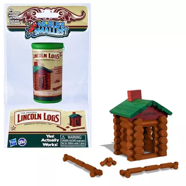 World's Smallest Lincoln Logs Set