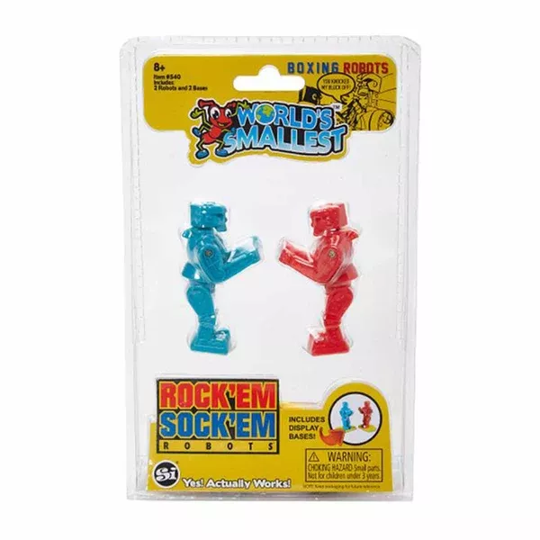 World's Smallest Rock'Em Sock'Em Robots Set