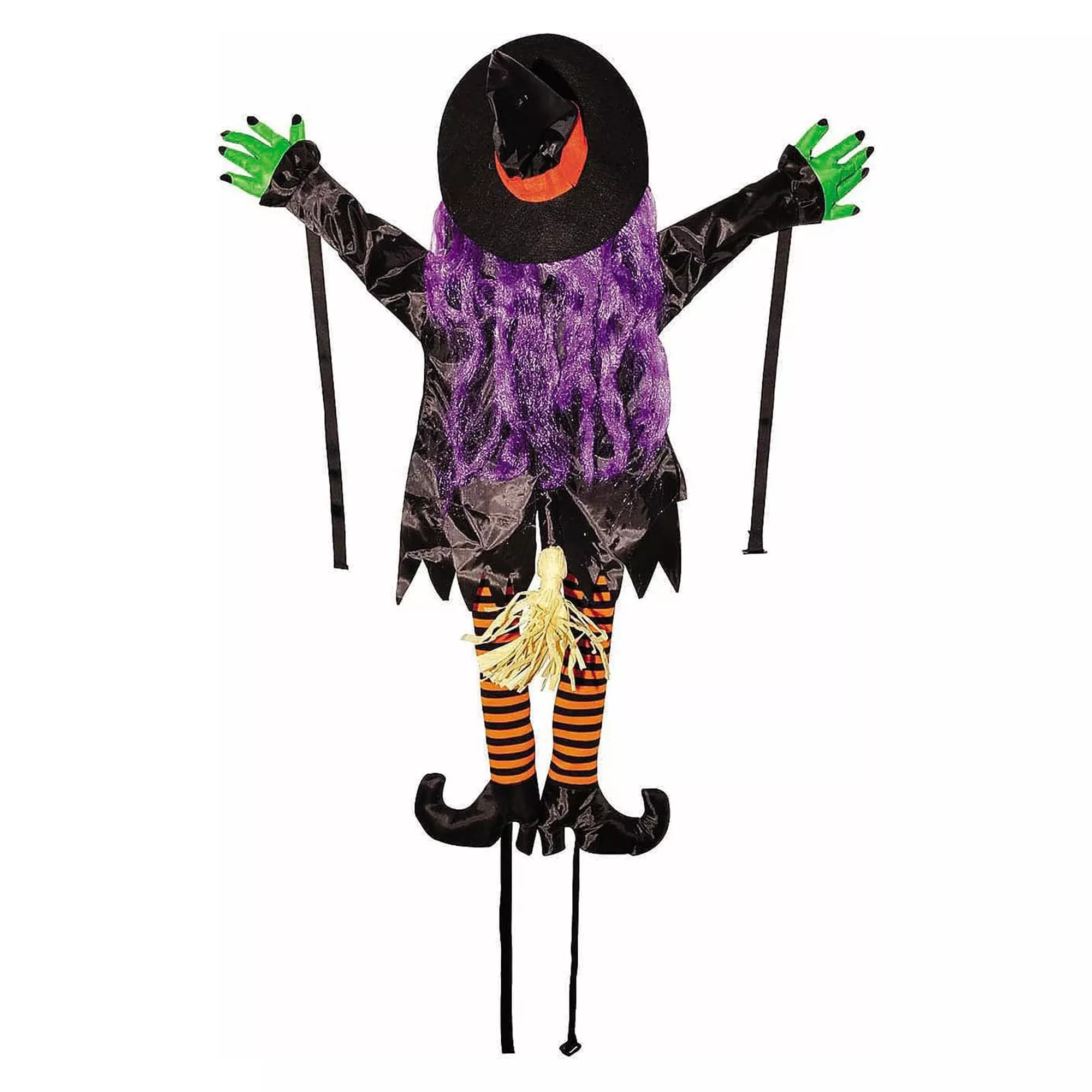 Wrong Way Witch Halloween Décor Tree Hugger