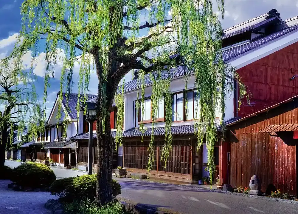 YANOMAN 05-1066 Jigsaw Puzzle An Inviting Town In Nagano Japan 500 Pieces