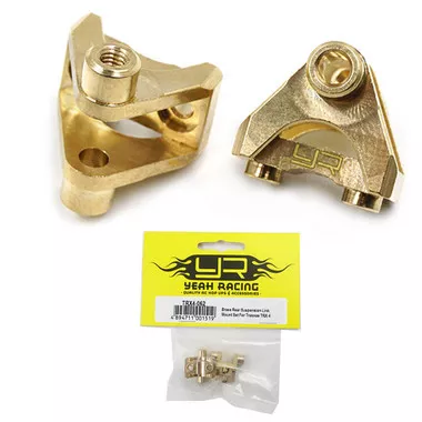 Yeah Racing TRX4-062 Brass Rear Suspension Link Mount Set : Traxxas TRX-4