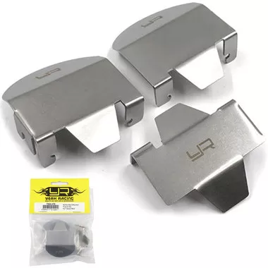 Yeah Racing TRX4-076 Stainless Steel Differential Protector Set : Traxxas TRX-6