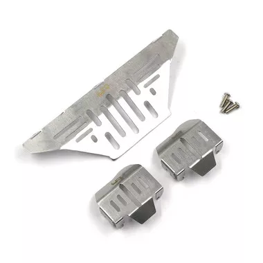 Yeah Racing TRX4-099 Stainless Steel Diff Protector & Fender Set : TRX-4 2021 Ford Bronco