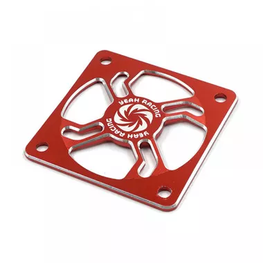 Yeah Racing YA-0696RD Aluminum 40mm Fan Protector Red
