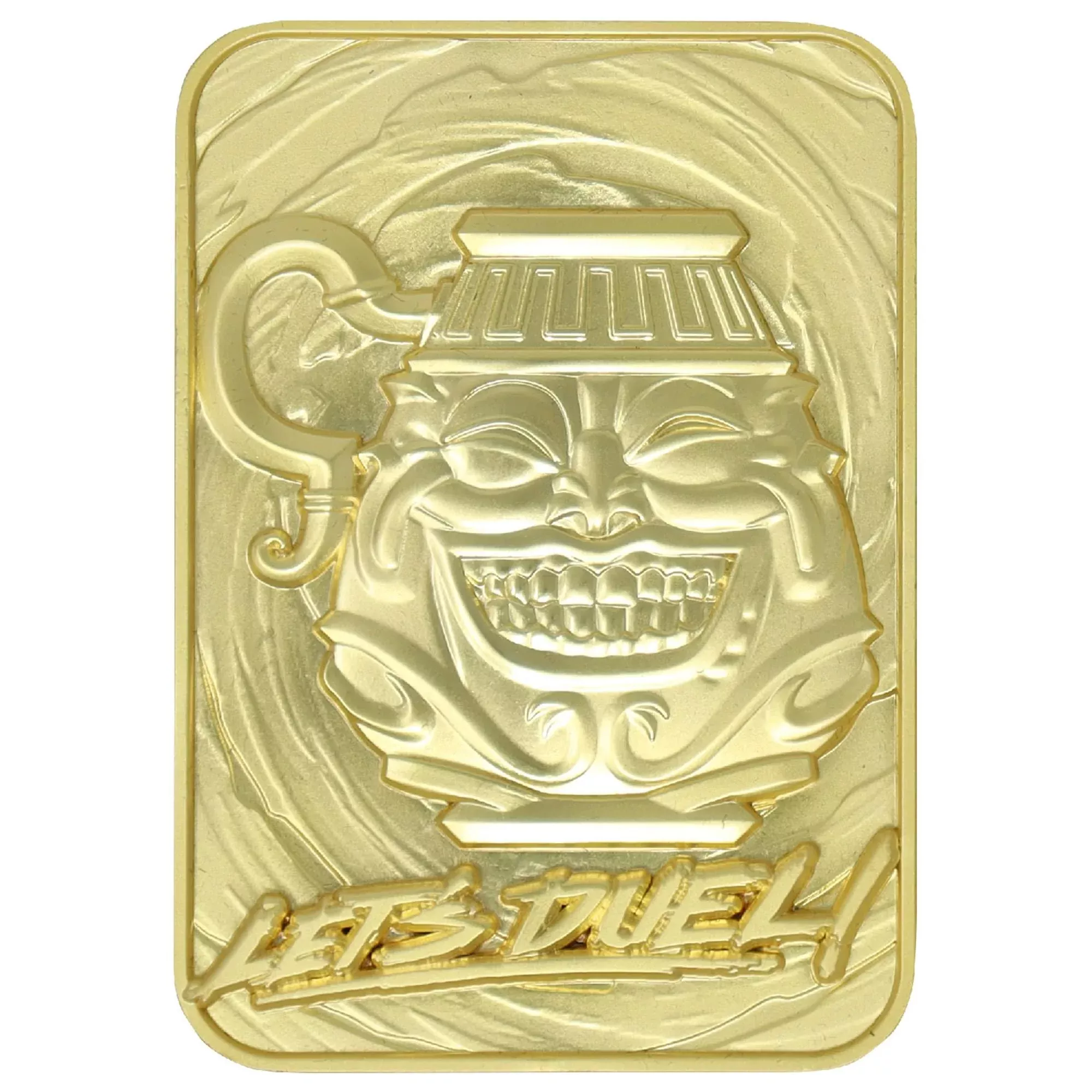 Yu-Gi-Oh! Pot Of Greed Limited Edition 24K Gold-Plated Embossed Metal Card
