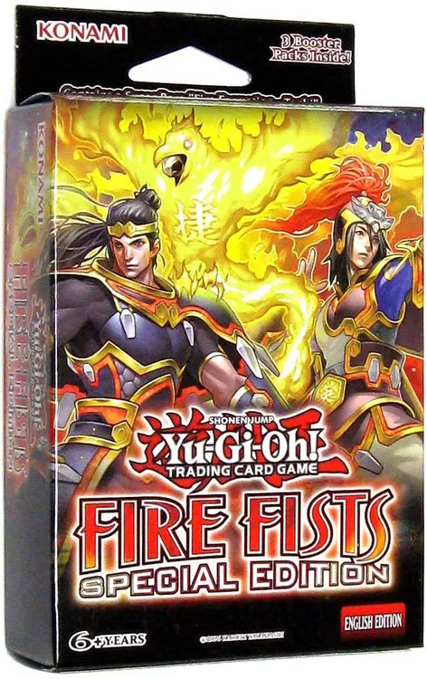 YuGiOh Fire Fists Special Edition [3 Booster Packs & Super Rare Variant Card!]