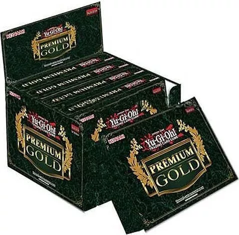 YuGiOh Premium Gold DISPLAY Box [5 MINI Boxes (15 Booster Packs)]