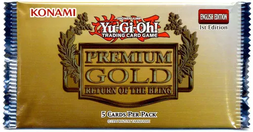 YuGiOh Premium Gold Return of the Bling Booster Pack [5 Cards]