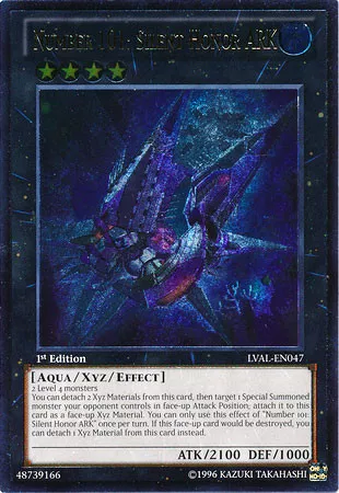 YuGiOh Trading Card Game Legacy of the Valiant Ultimate Rare Number 101: Silent Honor ARK LVAL-EN047