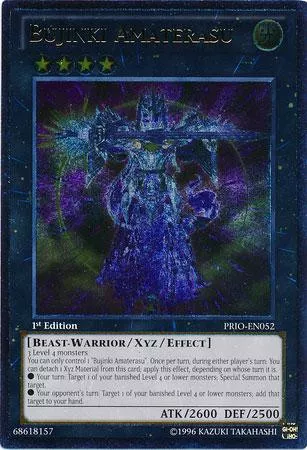 YuGiOh Trading Card Game Primal Origin Ultimate Rare Bujinki Amaterasu PRIO-EN052