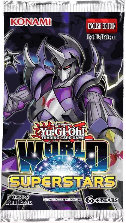 YuGiOh World Superstars Booster Pack [5 Cards]