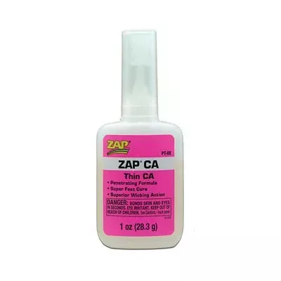 Zap PT-08 ZAP Thin CA 1 oz (Scale=ALL) Part #547-430