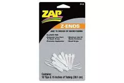 Zap #PT-18 Z-Ends (10 Extender Tips & 12" of Micro Tubing)