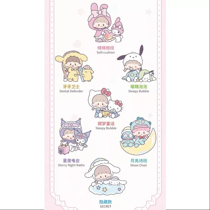 zZoton Sanrio Characters Preparation Before Bedtime Series Whole Set Brand New With Plastic